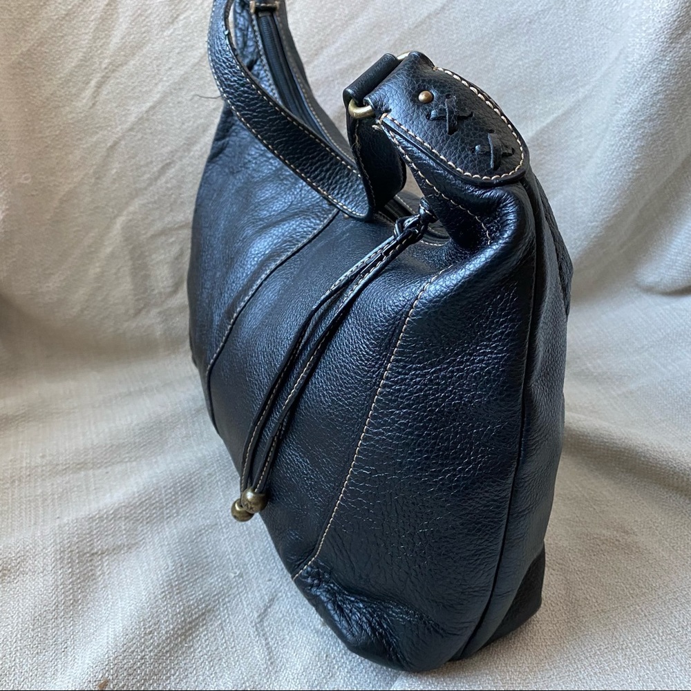The Sak Black Leather Shoulder Bag - Picture 3 of 11